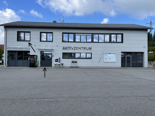 Aktivzentrum Stadl, Eingang